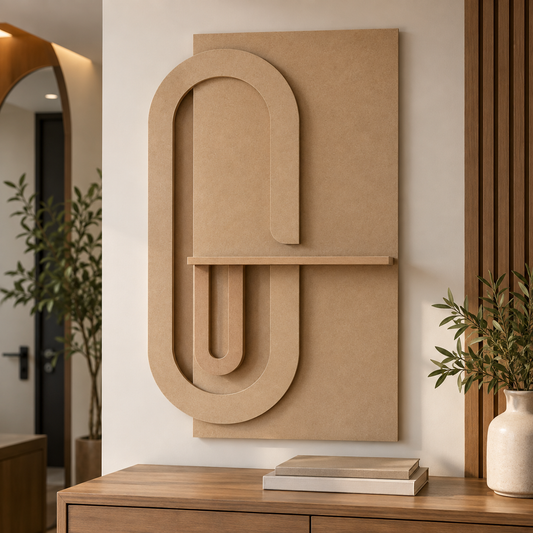 TAPPA Arco – Ham MDF Dekoratif Duvar Aksesuarı
